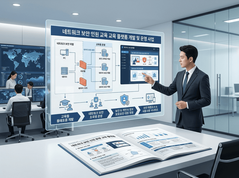 네트워크 보안 인력 양성 교육 플랫폼 개발 운영 제안서