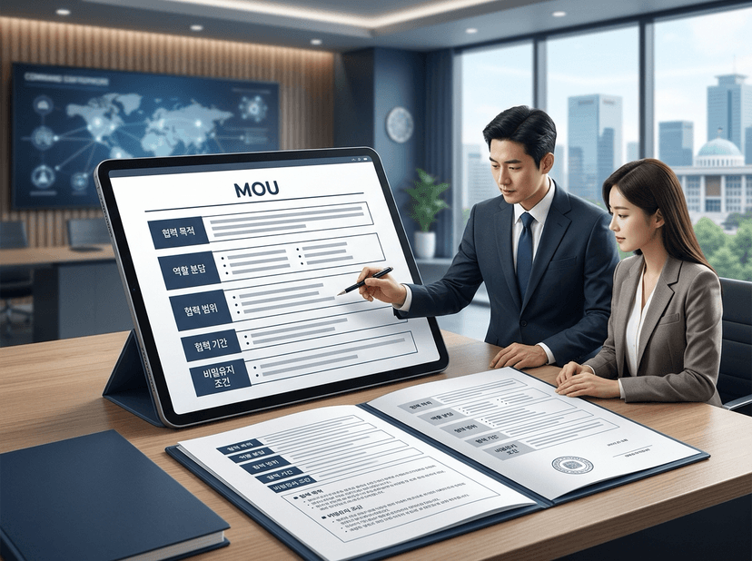 MOU(양해각서) 양식 템플릿